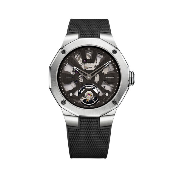 Riviera 42 mm Skeleton automatique en acier inoxydable